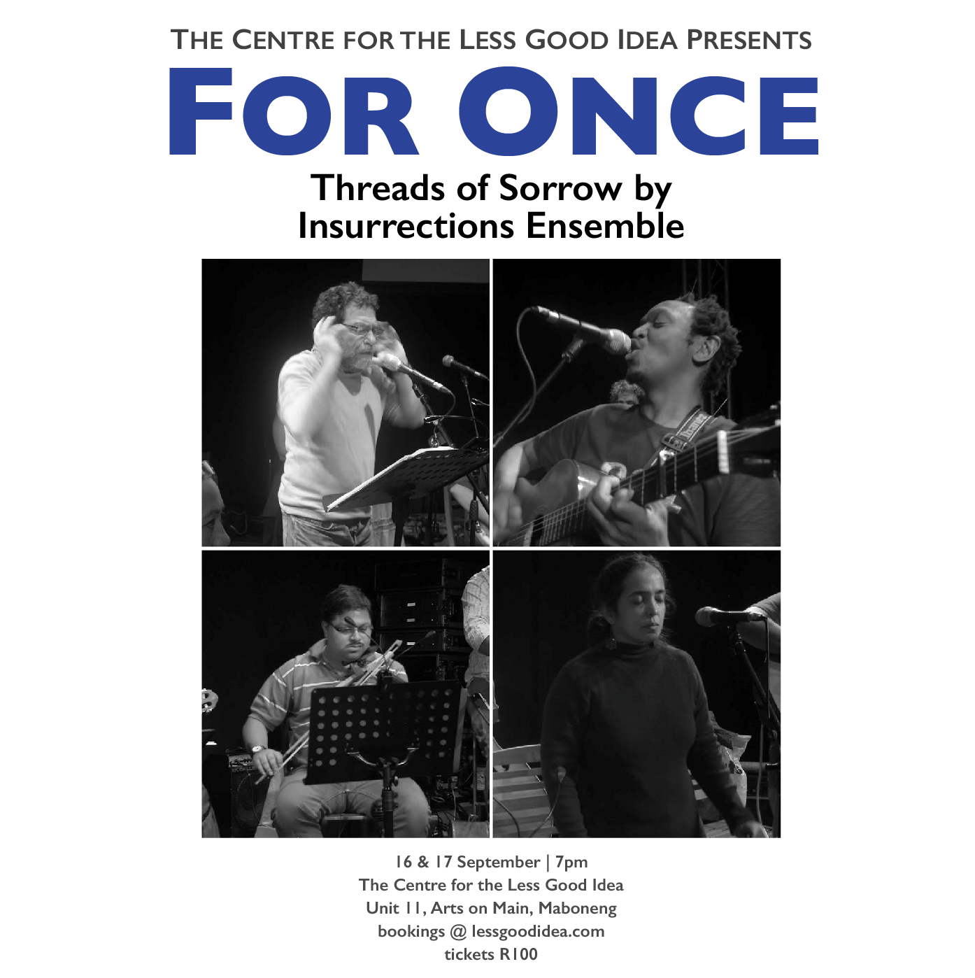 For Once - Threads of Sorrow by the Insurrections Ensemble